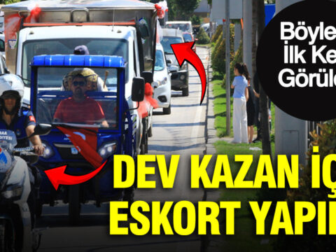 Boylesi ilk kez goruldu dev kazan icin eskort yapildi ZYjBJBRG
