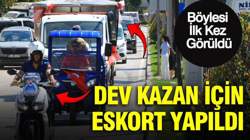 Boylesi ilk kez goruldu dev kazan icin eskort yapildi ZYjBJBRG